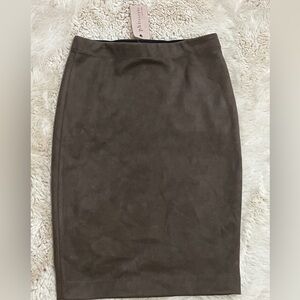 Elegant Brown Pencil Skirt philosophy
